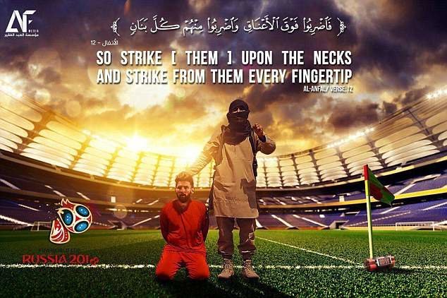 داعش، پوتین و جام جهانی را تهدید کرد