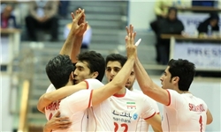 آزادی  صعود  والیبال ایران را جشن گرفت