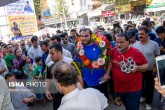 مراسم استقبال از بهداد سلیمی در قائمشهر  <img src="/images/picture_icon.gif" width="16" height="13" border="0" align="top">