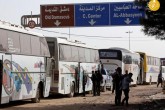 تصاویر / خروج هزار تروریست از غوطه شرقی