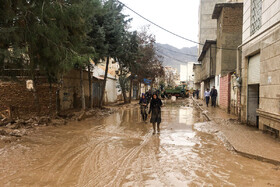 طغیان رودخانه‌های کشکان و خرم‌رود در استان لرستان - شهر خرم آباد