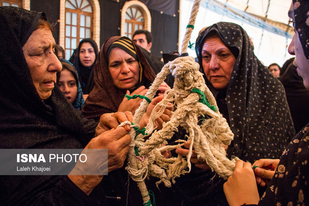 برپایی چادرعزا در خانه حاج «رشید» سیرجان