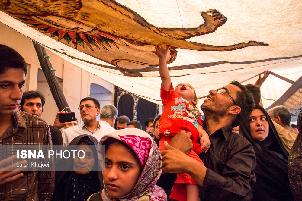 برپایی چادرعزا در خانه حاج «رشید» سیرجان