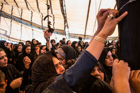 برپایی چادرعزا در خانه حاج «رشید» سیرجان