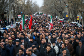 راهپیمایی مردم همدان در پی شهادت سردار سپهبد شهید قاسم سلیمانی