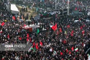 بازتاب حضور چند میلیونی مردم در مراسم تشییع سردار سلیمانی در رسانه‌های خارجی