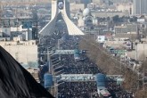 خیابان‌های تهران برای تشییع پیکر قاسم سلیمانی انباشته از جمعیت شد