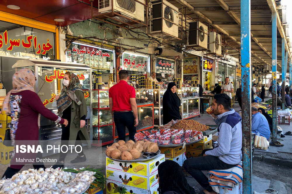 بازار اهواز در شرایط کرونایی