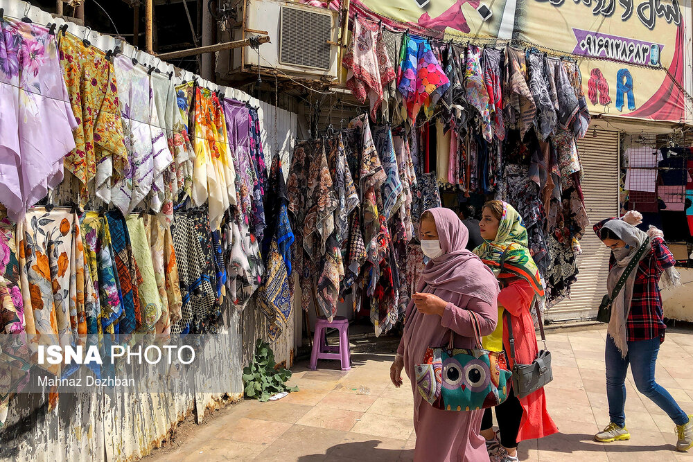 بازار اهواز در شرایط کرونایی