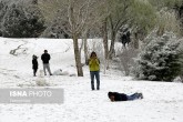 تصاویر / بارش اولین برف زمستانی در اصفهان