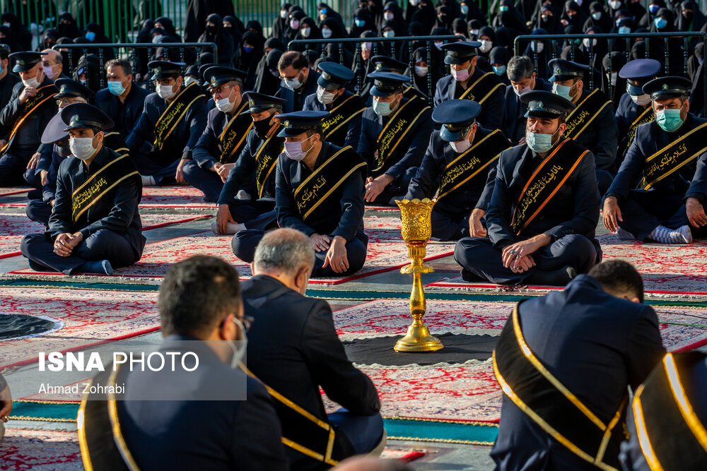 آیین خطبه خوانی خادمان حرم کریمه اهل بیت(ع) در روز شهادت امام کاظم(ع)