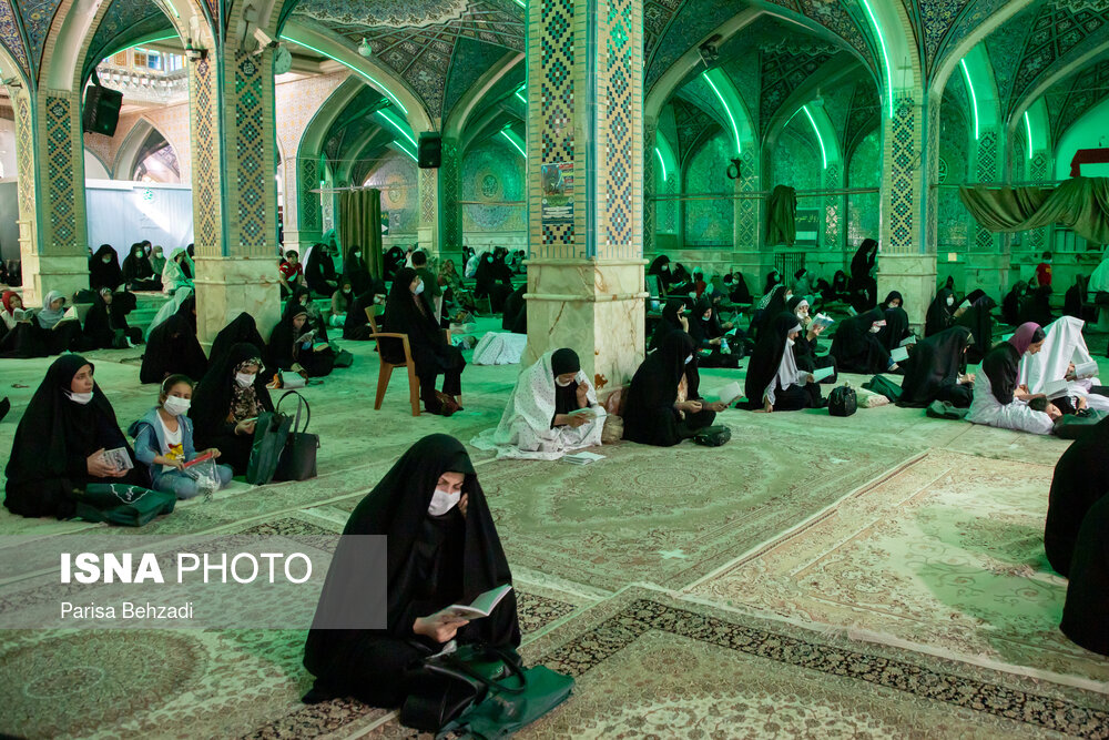 مراسم دعای عرفه - آستان امامزادگان عبدالله (ع) و آمنه خاتون (س) اراک