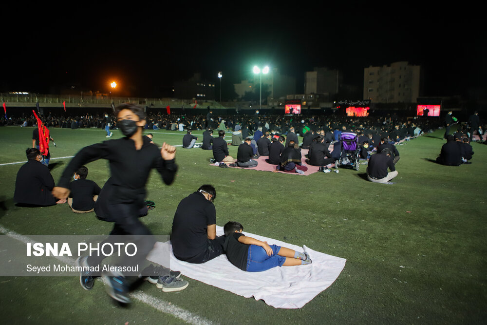 مراسم عزاداری شب عاشورای حسینی - ورزشگاه تختی مشهد