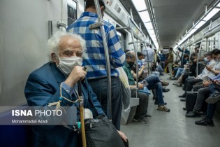 آمار مسافران مترو در "شنبه‌" بارانی