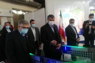 بازدید رئیس سازمان انرژی اتمی از نمایشگاه دستاوردهای جهاد دانشگاهی ۱۴۰۰