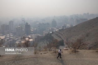 وضعیت قرمز ۱۶ ایستگاه سنجش آلودگی هوای تهران