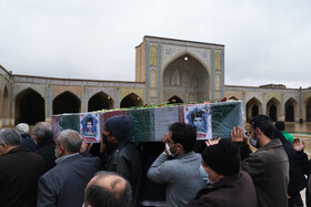 تشییع  پیکر «شهید حبیب الله حقیقی» - مسجد وکیل شیراز