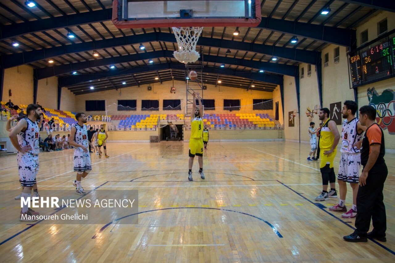 رقابت تیم های بسکتبال لیگ دسته یک گروه شمال در شاهرود