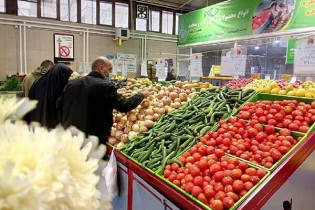 کاهش قیمت گوجه فرنگی و افزایش قیمت خیار در میادین میوه و تره بار