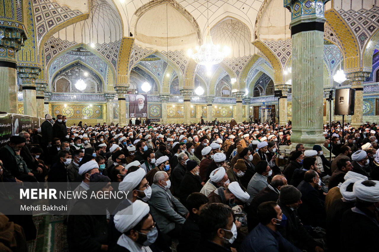 مراسم بزرگداشت آیت الله صافی گلپایگانی در در قم