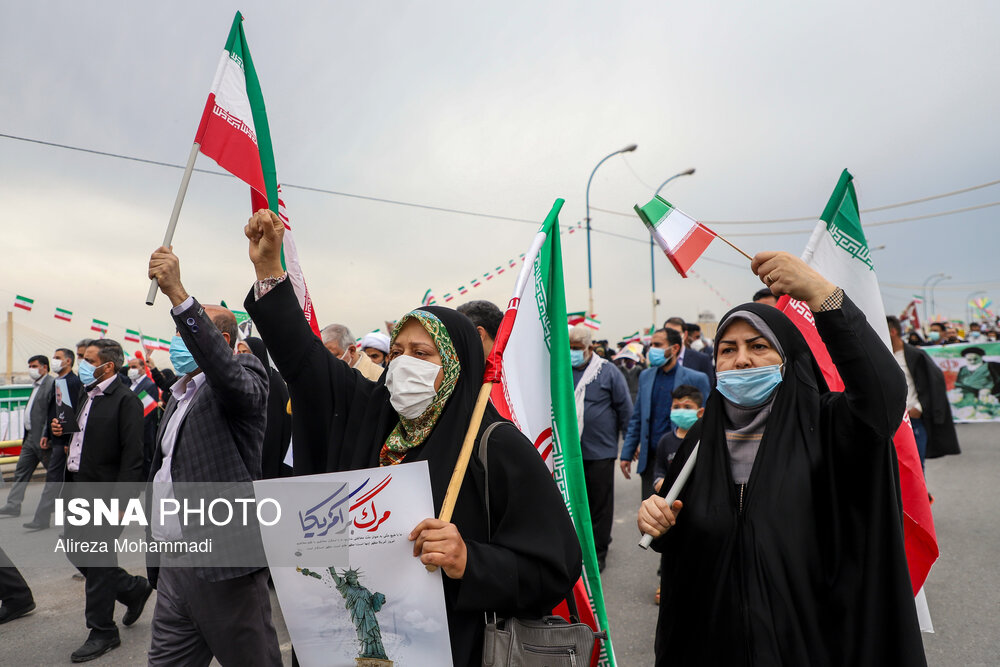 مراسم گرامیداشت ۲۲ بهمن چهل و سومین سالروز پیروزی شکوهمند انقلاب اسلامی-اهواز