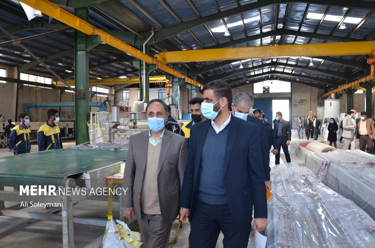 بازدید سعید محمد مشاور رئیس جمهور از شرکت‌های تولیدی بوشهر