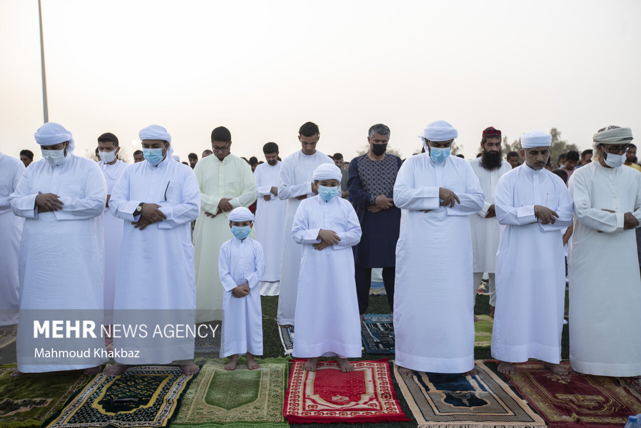 اقامه نماز عید فطر اهل سنت در کیش