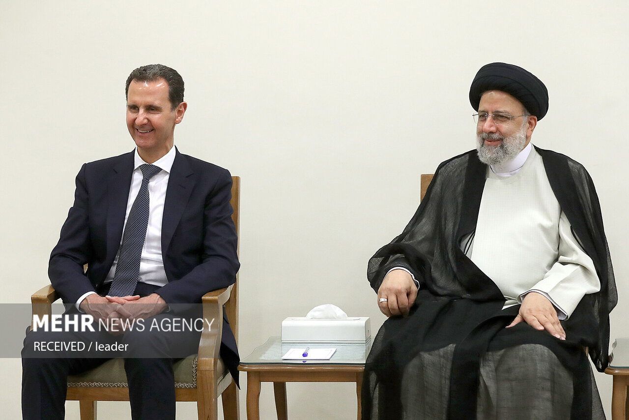 دیدار رئیس‌جمهور سوریه و هیئت همراه با رهبر معظم انقلاب