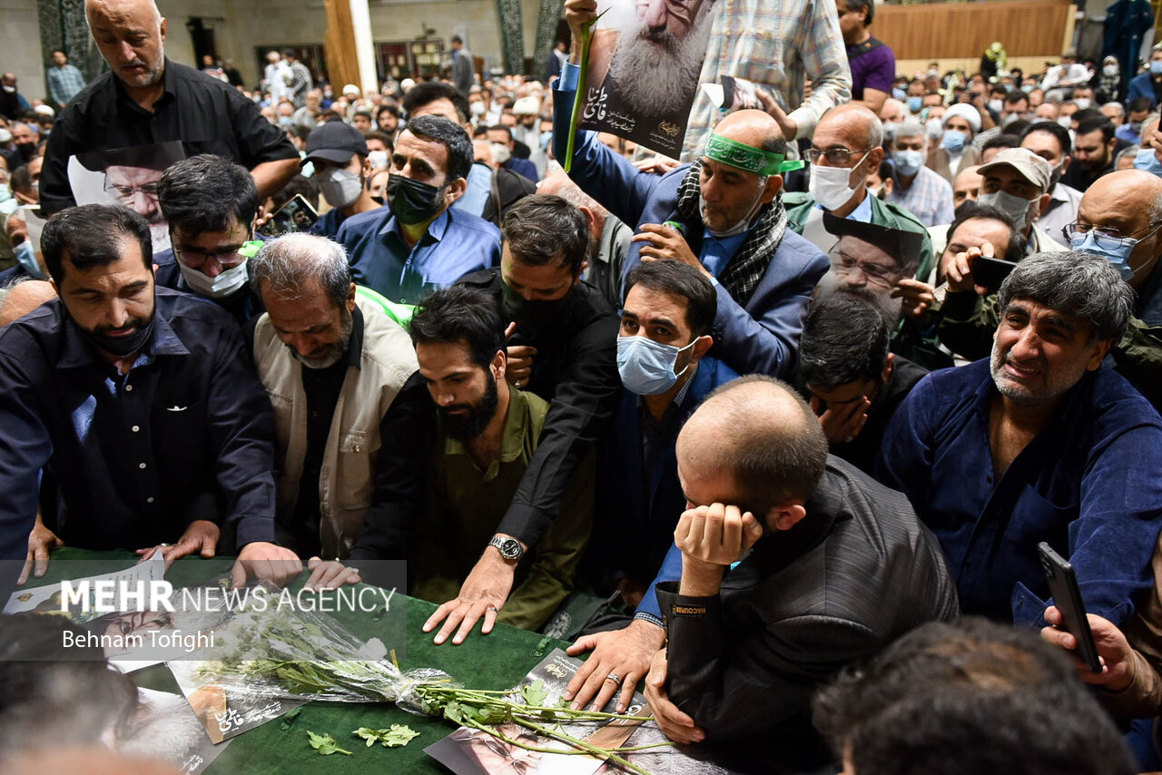 مراسم تشییع پیکر آیت الله سید عبدالله فاطمی نیا صبح سه شنبه 27 اردیبهشت 1401 در  دانشگاه تهران برگزار شد