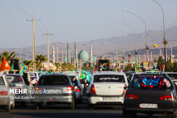 کاروان خودرویی جشن عید غدیرخم در قم