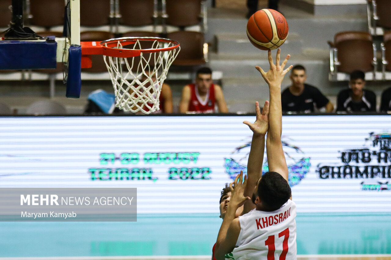 دیدار تیم‌های بسکتبال ایران و لبنان از رقابت‌های بسکتبال قهرمانی جوانان آسیا ۲۰۲۲، یک‌شنبه ۳۰ مرداد ماه در ورزشگاه آزادی برگزار شد