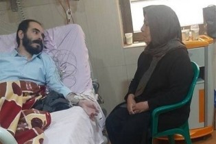 "حسین رونقی" با خانواده خود دیدار کرد / ترخیص از بیمارستان و بازگشت به زندان