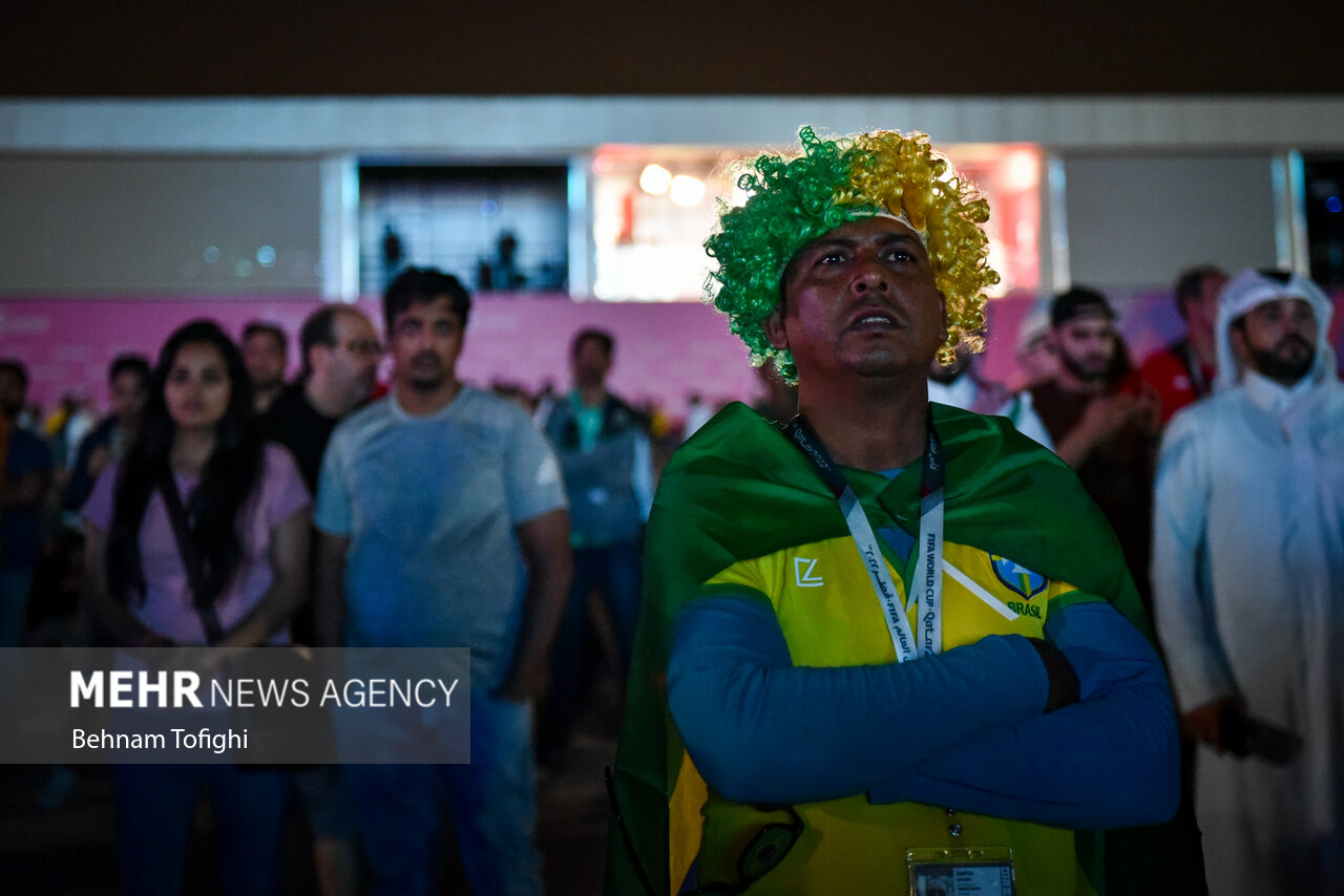 تماشای بازی برزیل و صربستان در فیفا فستیوال