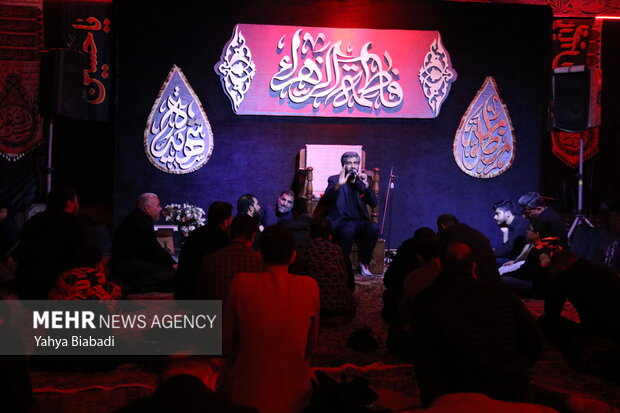 مراسم عزاداری دهه اول فاطمیه در کرمانشاه