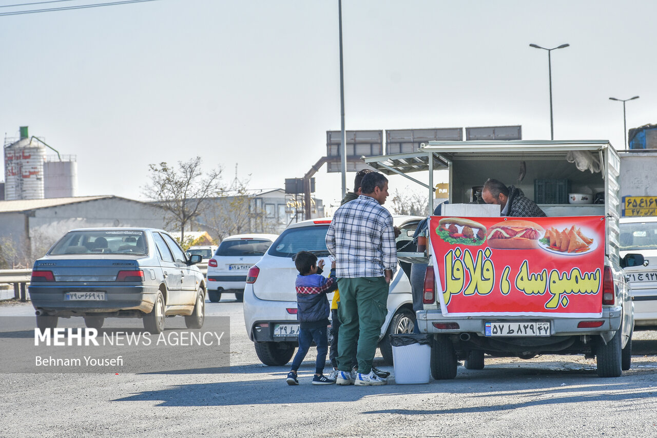 کسب روزی حلال در جاده ها