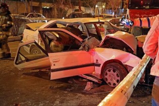 یک کشته و ۲ مجروح در سانحه رانندگی مشهد