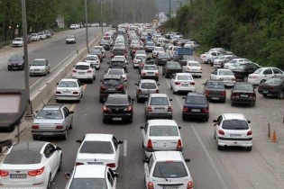 آخرین وضعیت ترافیکی جاده ها/ ترافیک در جاده هراز و چالوس