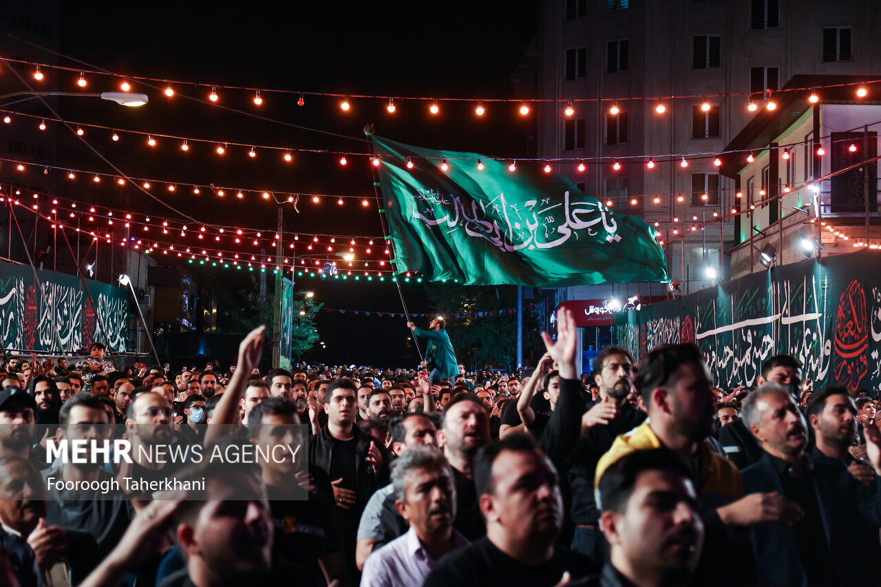 مراسم شب بیست و یکم ماه مبارک رمضان درباغ فیض