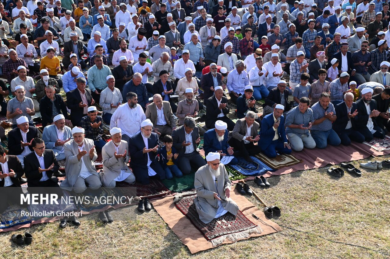 نماز عید فطر اهل سنت در گنبدکاووس