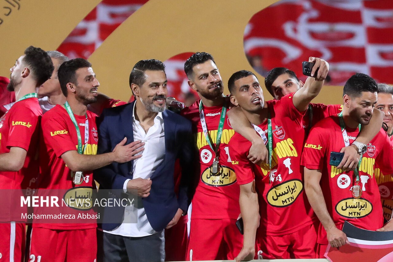 تصاویر / جشن قهرمانی پرسپولیس در جام حذفی فوتبال ایران  