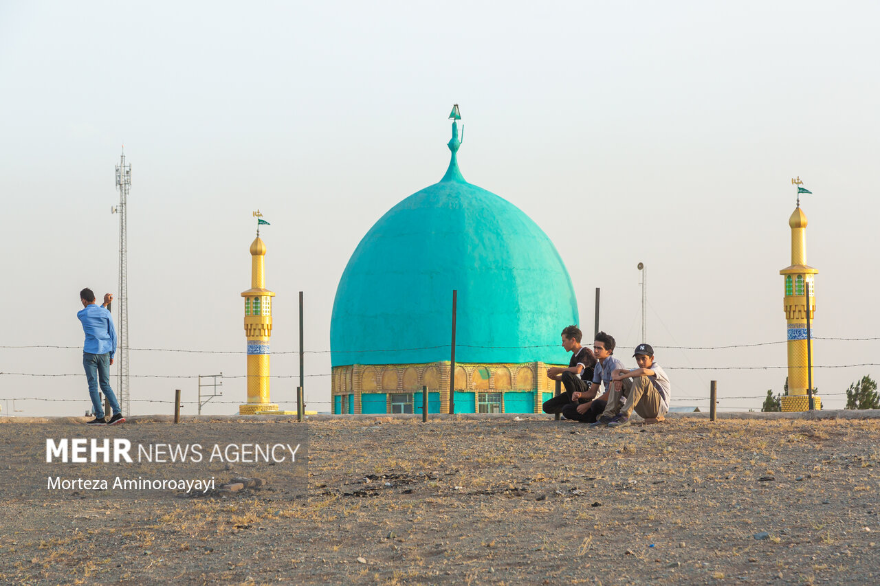 مراسم نمادین ورود امام رضا (ع) به روستای فدیشه