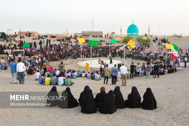 مراسم نمادین ورود امام رضا (ع) به روستای فدیشه