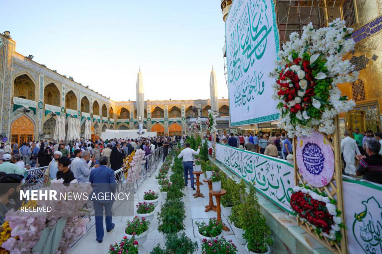 حرم امام علی علیه‌الاسلام در نجف اشرف در آستانه جشن عید غدیر آماده میزبانی از زائران امیرالمونین (ع) شد