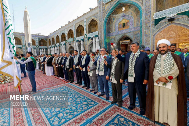 حرم امام علی علیه‌الاسلام در نجف اشرف در آستانه جشن عید غدیر آماده میزبانی از زائران امیرالمونین (ع) شد