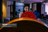تصاویر / تمرین سخت بانوان وزنه بردار برای میدان آسیایی