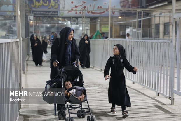 تردد زوار اربعین حسینی از مرز مهران