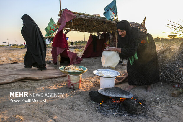 موکب به سادگی زندگی روستایی