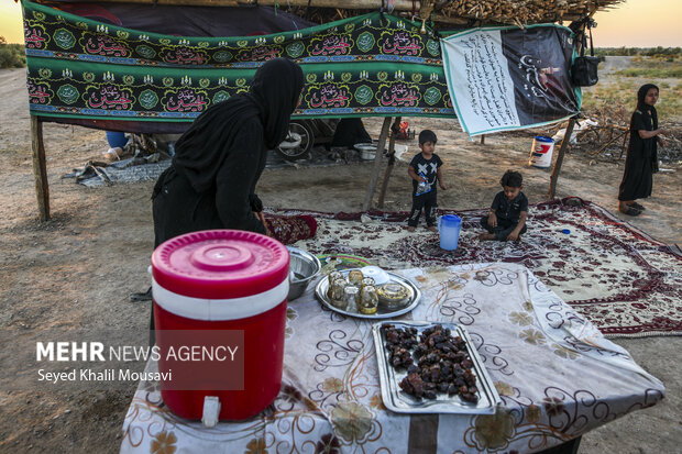 موکب به سادگی زندگی روستایی