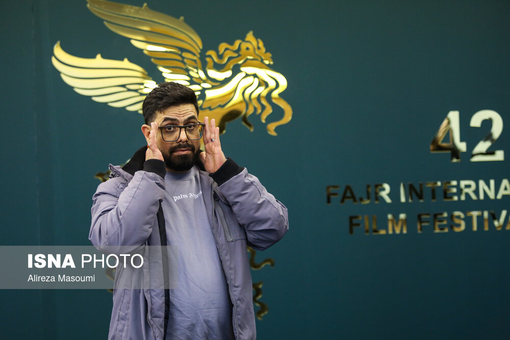 محسن جسور در حاشیه اولین روز از چهل و دومین جشنواره فیلم فجر