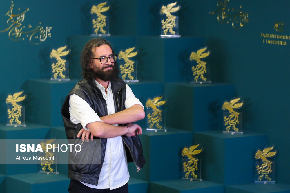 علی طاهرفر، کارگردان فیلم آپاراتچی در حاشیه پنجمین روز چهل و دومین جشنواره فیلم فجر